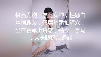 极品尤物一字马女神，性感白丝情趣装，假屌骑乘扣骚穴，坐在餐桌上诱惑，站立一字马，大长腿极度诱惑